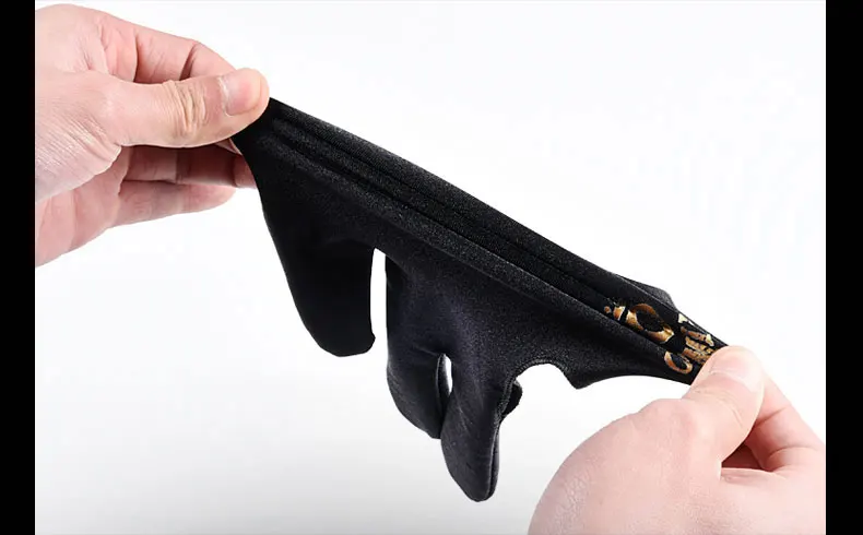 Аксессуары для бильярда New O'min Черные Оригинальные перчатки 8 бильярдных с тремя