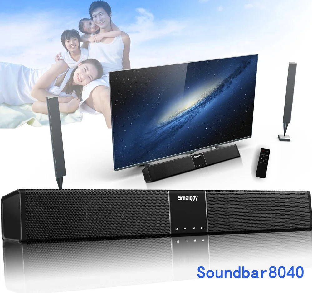 Саундбар 20 Вт с басом Bluetooth колонка музыкальная шкатулка беспроводной