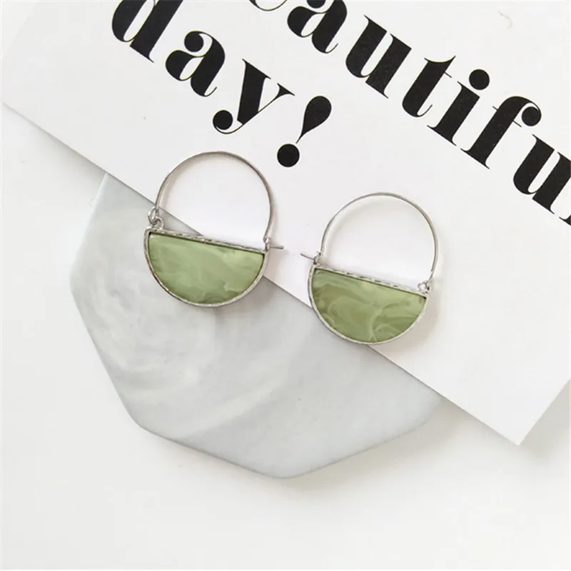 

Fashionable retro geometric metal earrings big earrings Ms party fashion stud earrings jewelry wholesale 2018