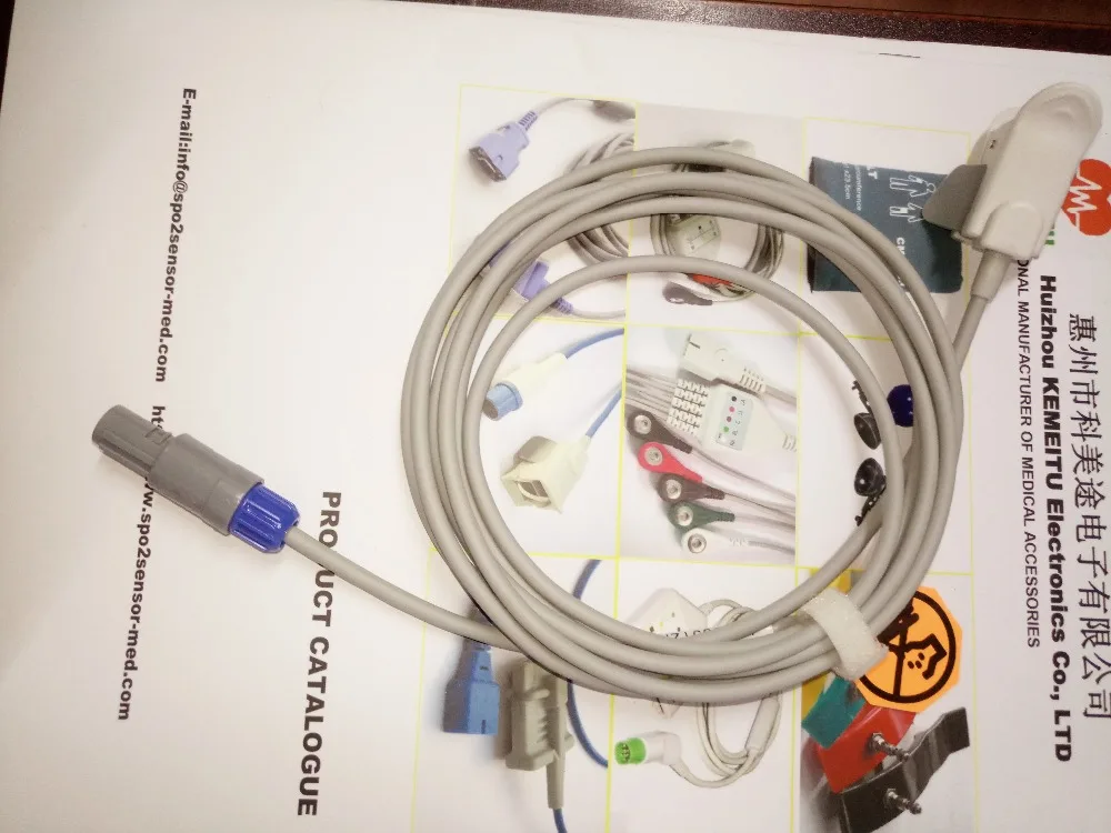 Бесплатная доставка детский зажим для пальца kmtkeramed Mindray: PM7000 6201 8000 9000 mec1000 2000 BCIMODULE