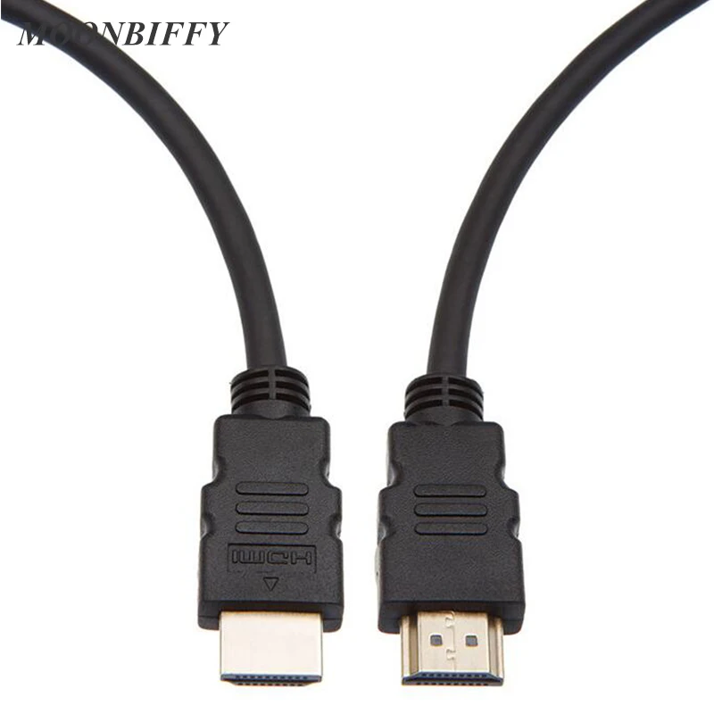 MOONBIFFY 1 м/1 5 м/3 м/5 м высокоскоростной позолоченный штекер мужской HDMI кабель 4