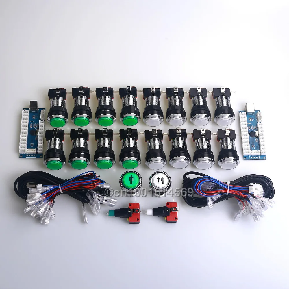 Easyget аркадная панель управления USB наборы сделай сам 18 светодиодный светодиодных