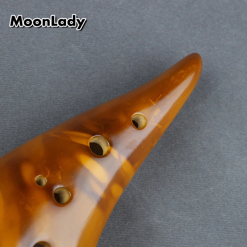 12-Hole Rice-Fired Soldering Grain Ocarina Alto C-Tone Beginner Teaching Sound Quality | Спорт и развлечения