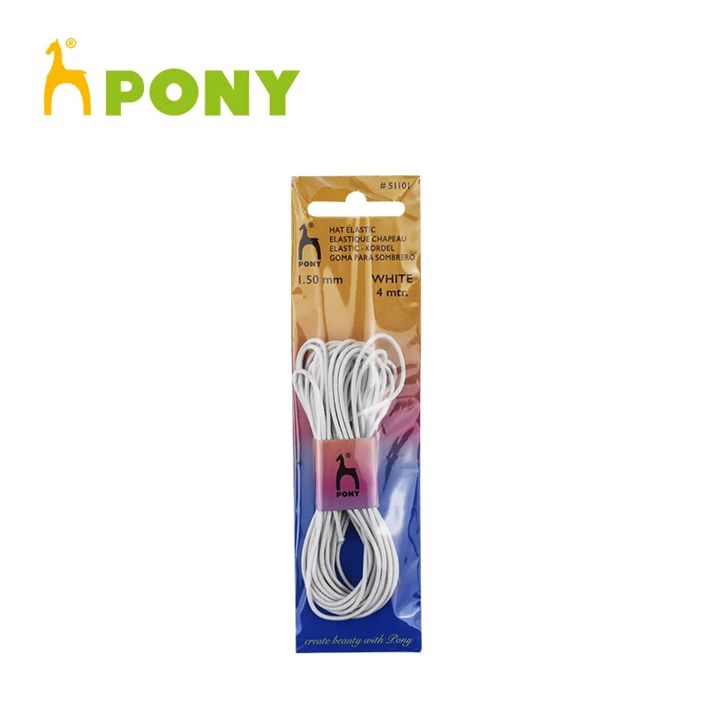 1 piece Pony knitted 1.5mm white hat elastic band DIY tool 51101 | Дом и сад
