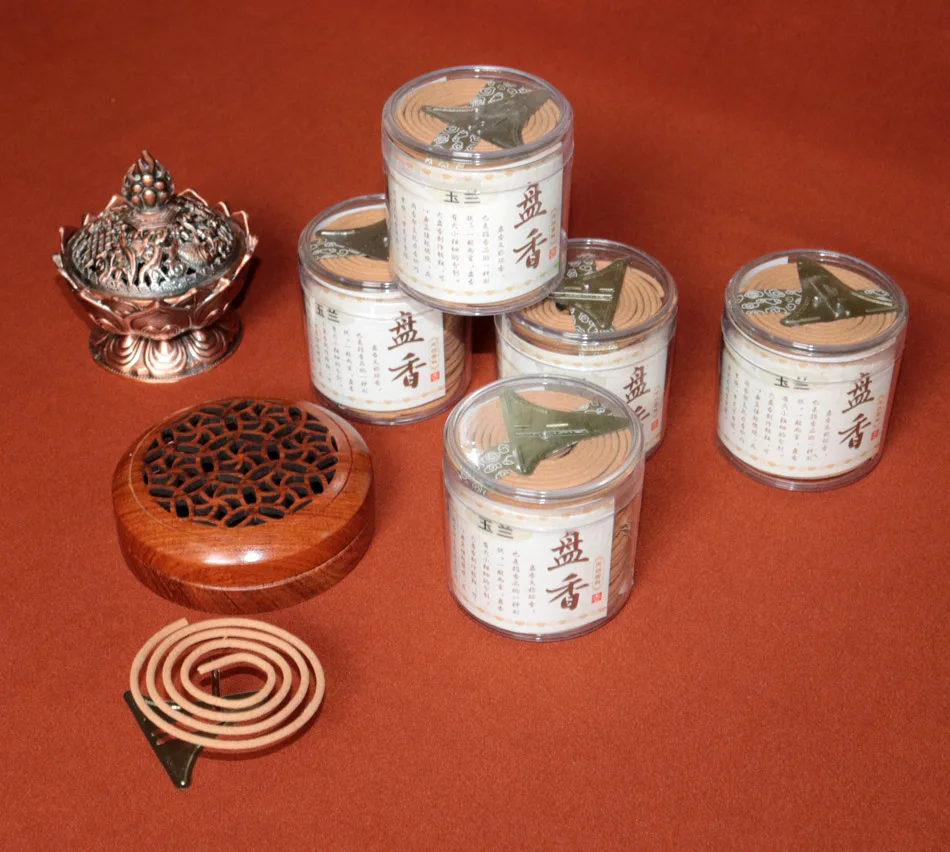 Оптовая продажа 2Hrs 48 катушек спиральный ладан Yulan ароматизатор для дома|incense