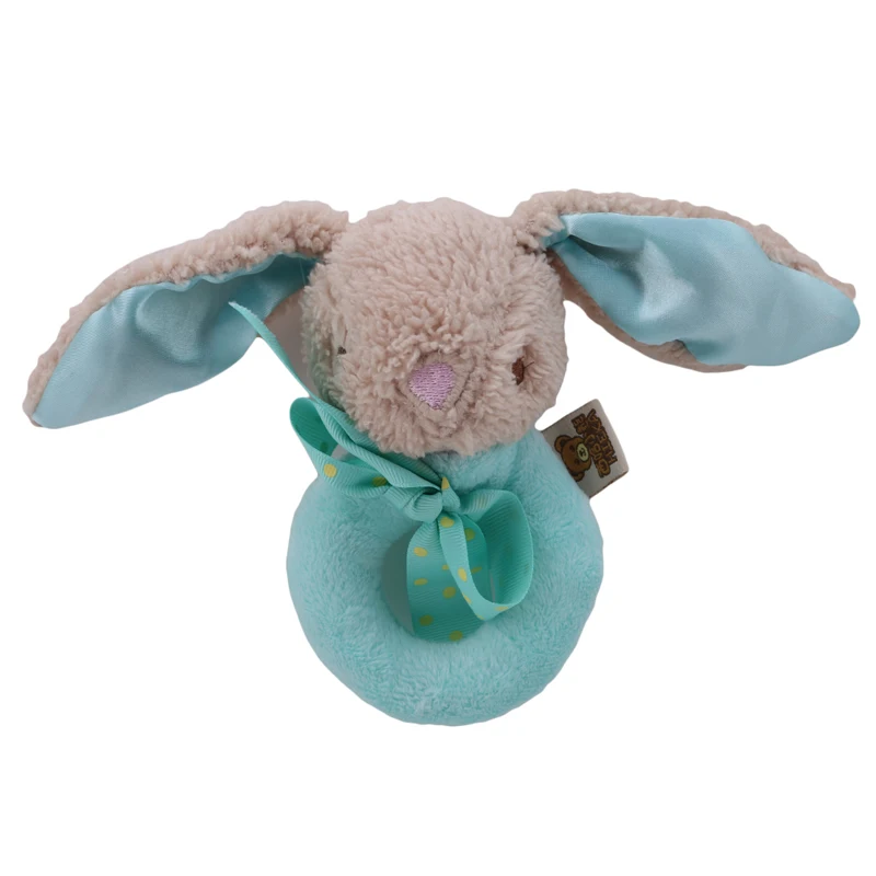 Cute Plush baby toy Animal Hand Bells Baby Toys Rattle Ring Bell Toy Newborn Infant Early Educational Doll Gifts brinquedos | Игрушки и