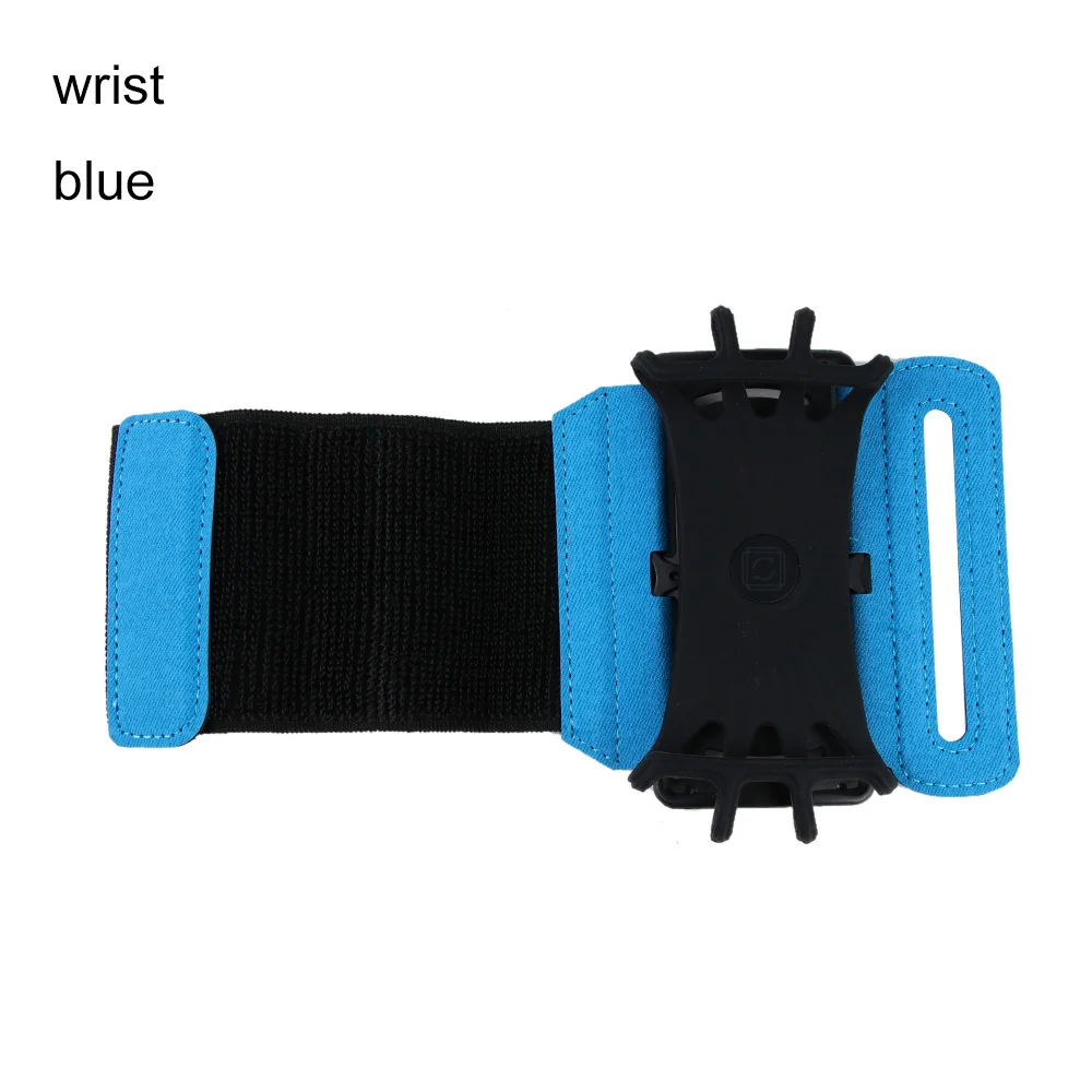 Wrist Blue 1 шт., вращение на 180 градусов, Спортивная нарукавная повязка для бега, повязка на запястье, чехол для телефона, чехол для мобильного телефона, смартфона - Цвет: Wrist Blue