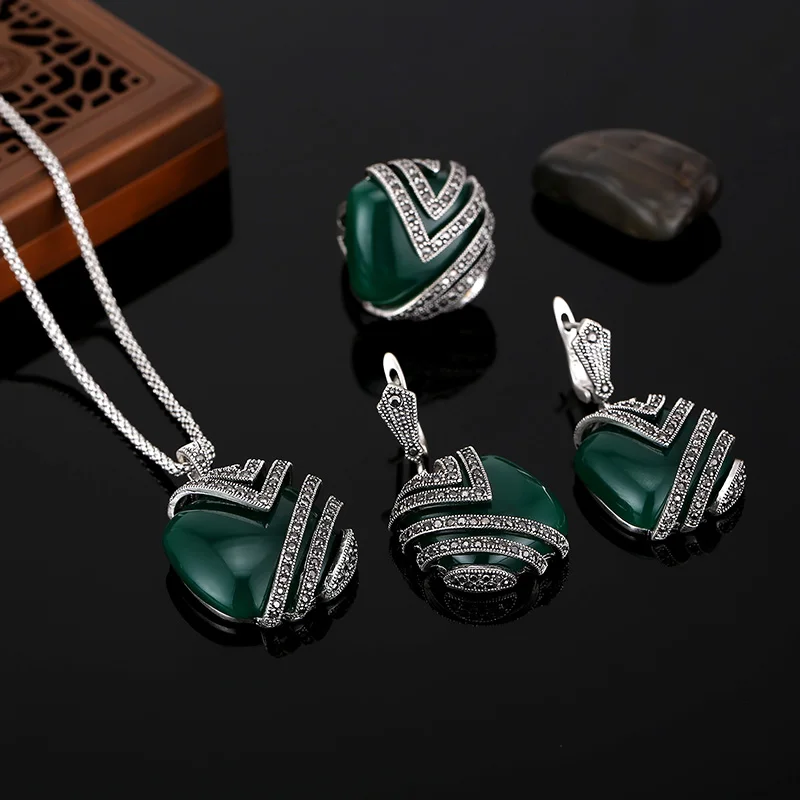 Sellsets высокое качество античный серебряный цвет турецкие ювелирные изделия