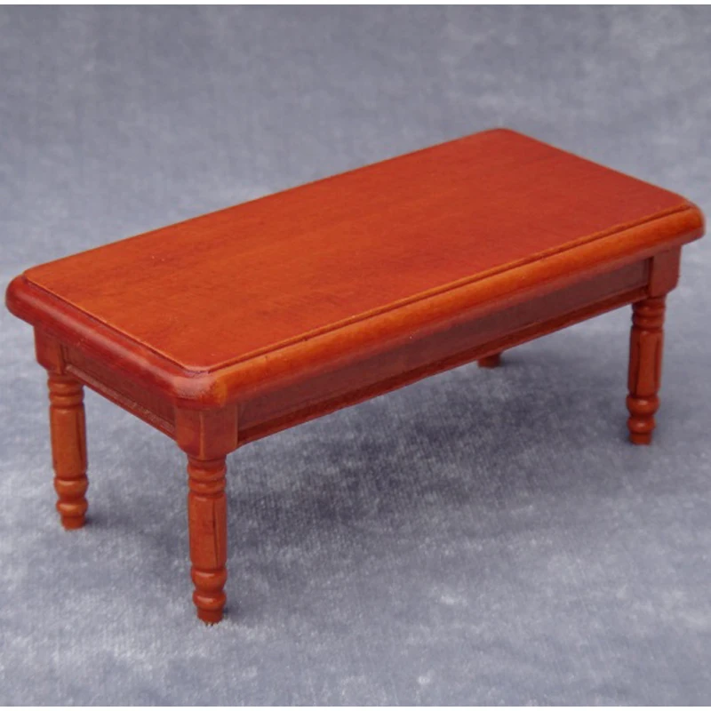 

A01-X208 children gift Toy 1:12 Dollhouse mini Furniture Miniature rement Doll accessories Rectangular with drawer coffee table