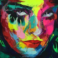 palette knife painting portrait palette knife face oil painting impasto figure on canvas hand painted francoise nielly 16 37
