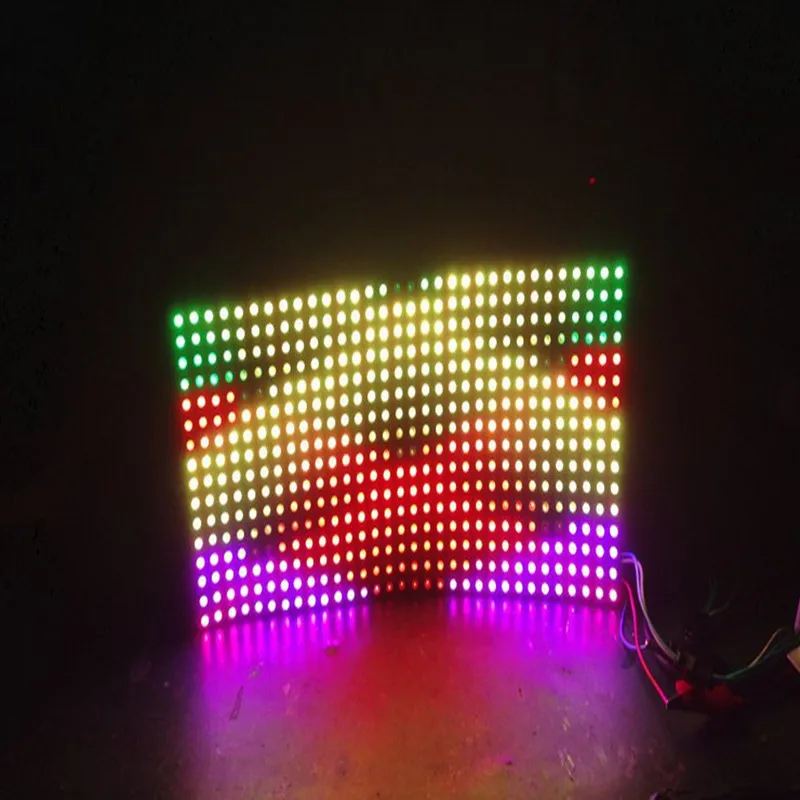 Цифровая Гибкая Светодиодная панель WS2812B 16*16 пикселей WS2811 IC Индивидуально