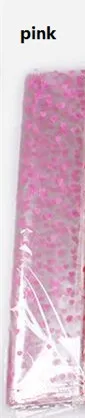 pink 100 шт/партия пластиковые Подарочные Упаковочные пакеты прозрачный пластиковый пакет 7 цветов целлофановый мешок рождественское печенье пекарня Подарочное хранение - Цвет: pink