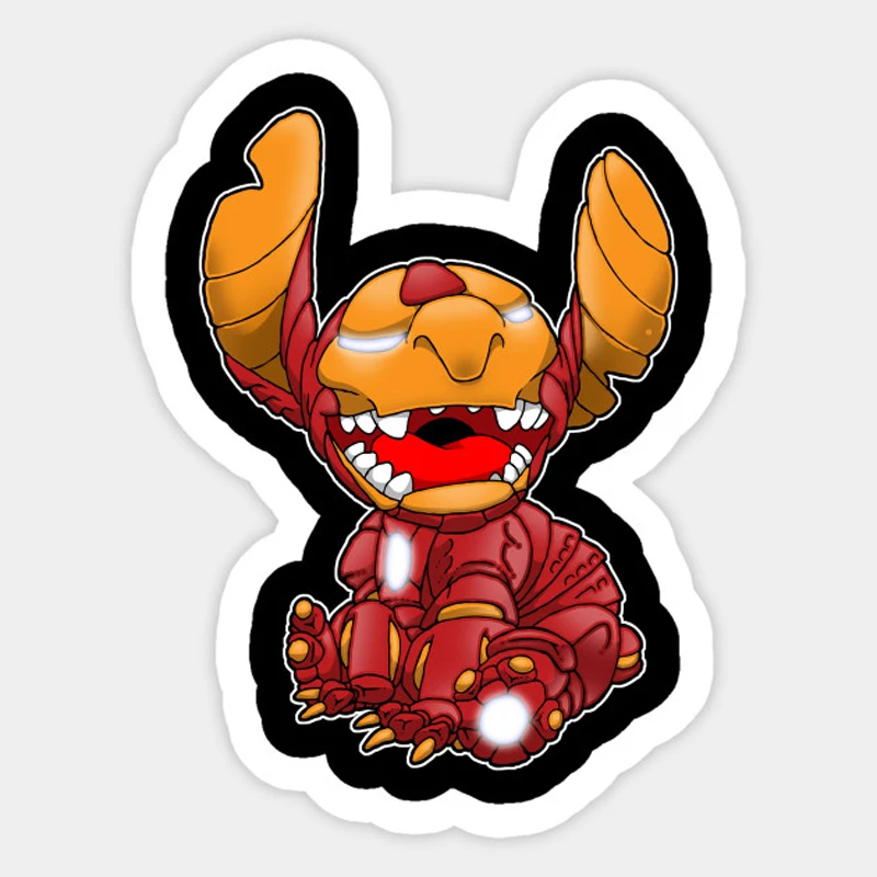 1 шт. ПВХ Spoof серии Водонепроницаемый стежок забавная наклейка игрушки багажные