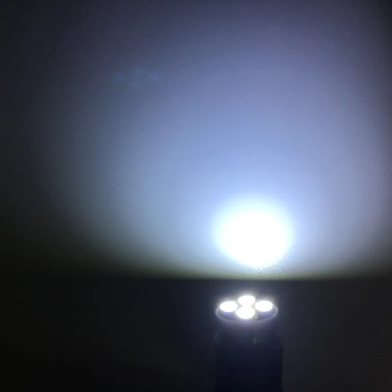 100 шт. T10 Светодиодная лампа 3528 1210 4SMD светильник льная Лампа 194 168 W5W без полярности