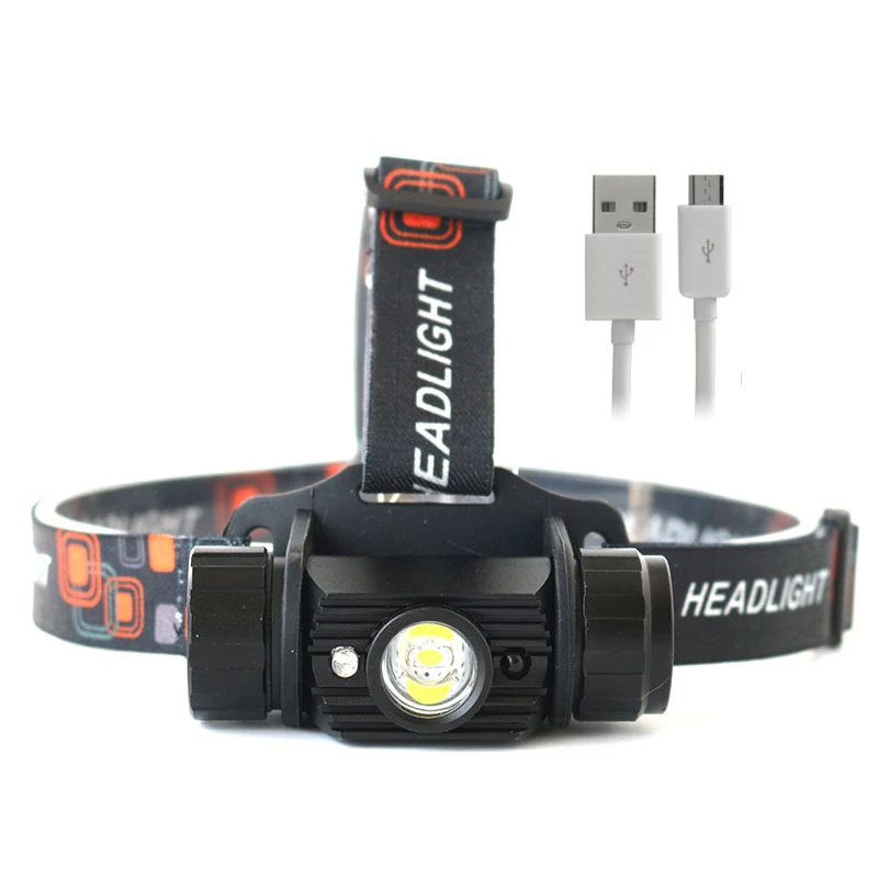 Package A Litwod Z20 9011 светодиодный налобный фонарь, Мини ИК-датчик, Индукционная фара, Usb Перезаряжаемый велосипедный фонарь для верховой езды, фонарик, Головной фонарь - Испускаемый цвет: Package A