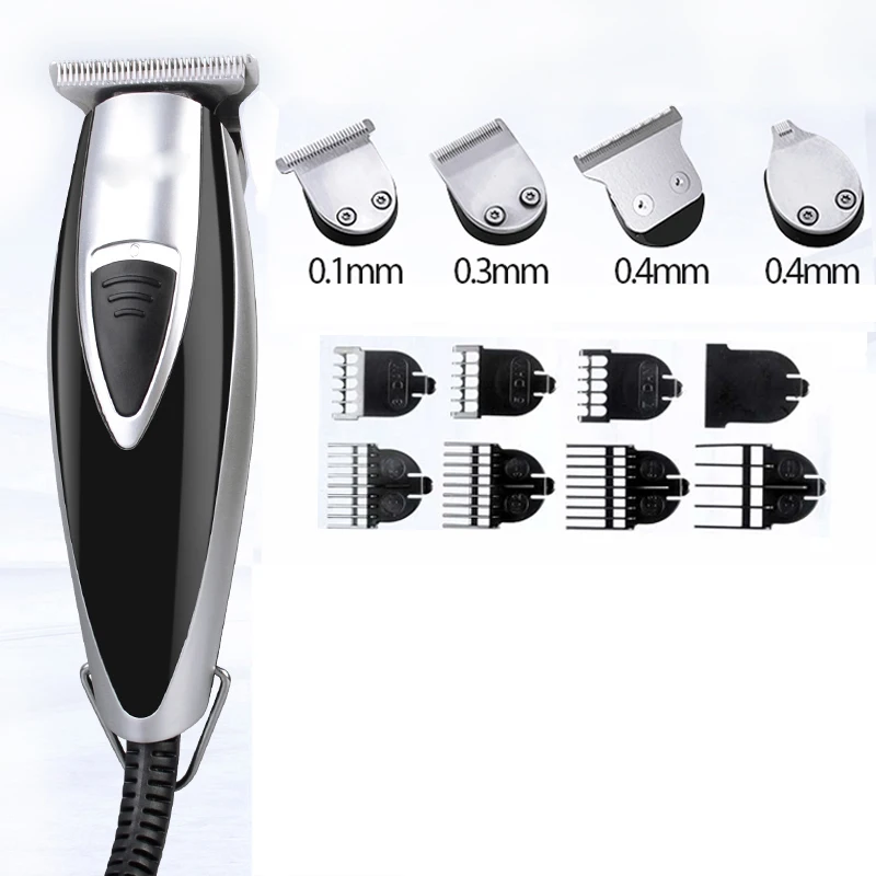 100-240 В машинка для стрижки волос профессиональная Проводная тример бороды бритья