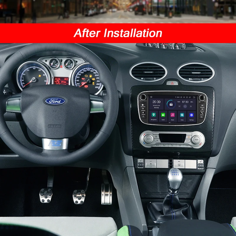 AUTOTOP DSP 2 Din Android 9,0 автомобильный DVD gps плеер для Ford/Focus/Mondeo/S-MAX/C-MAX/Galaxy/Kuga мультимедиа Автомагнитола