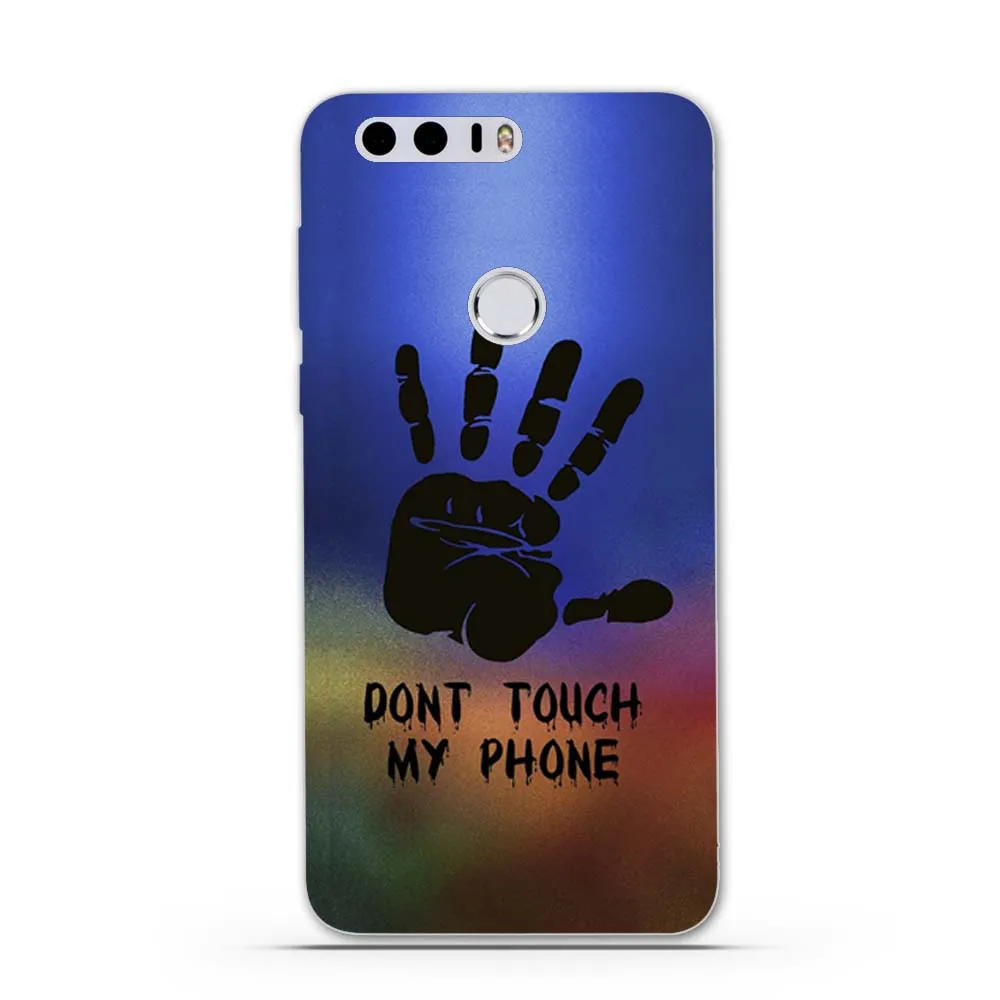 Мягкий чехол из ТПУ для huawei Honor 8, FRD-L19, L14, чехол, силиконовая задняя крышка для телефона, чехол для huawei Honor 8, чехол с принтом, раскрашенные ракушки, Fundas