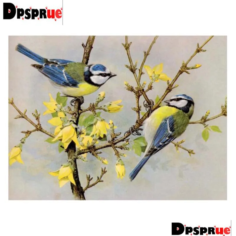 Полноразмерная/круглая алмазная живопись Dpsprue вышивка крестиком 3D с