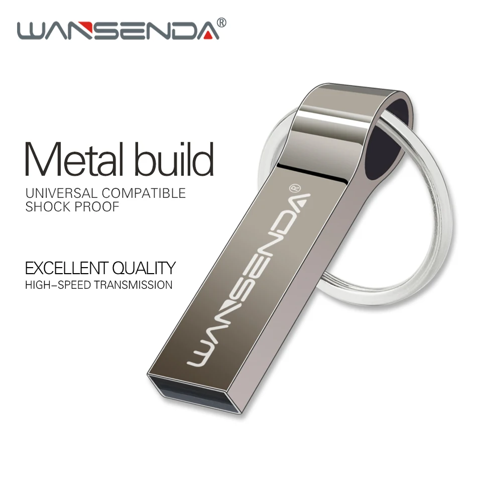 WANSENDA металлический USB флеш-накопитель 128 ГБ 8 16 32 64 | Компьютеры и офис