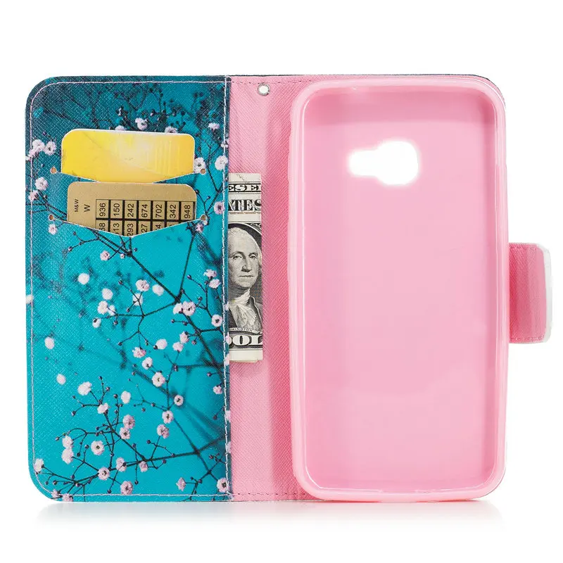 Защитный чехол бумажник для Samsung Galaxy XCOVER 4 G390F кожаный книжка X Cover4