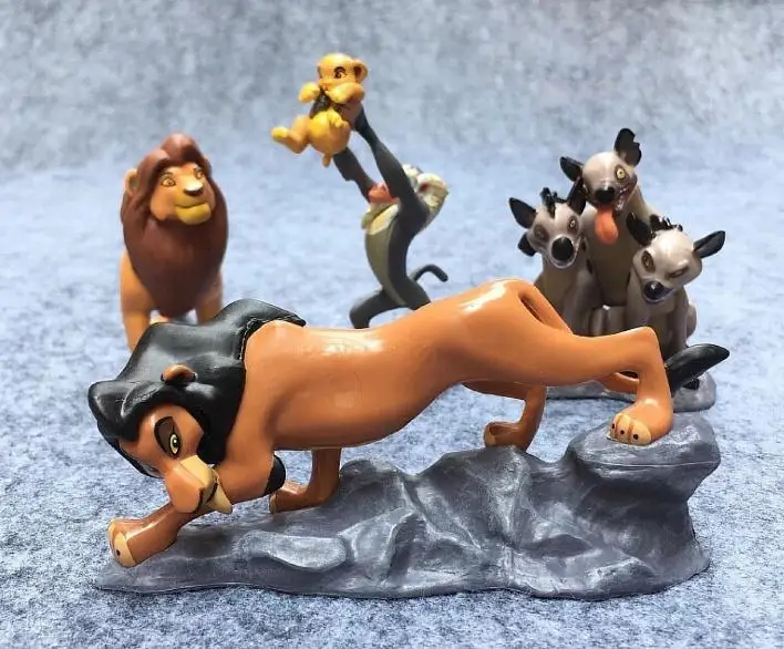 Львиная защита Kion Bunga Beshte Simba Король Лев ПВХ фигурка Коллекция Модель игрушки детский день рождения