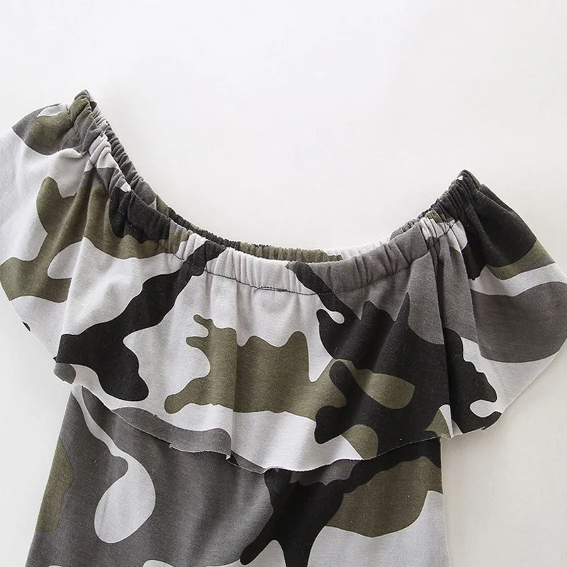 Большой Корова Комплекты одежды для девочек Одежда детей модные с открытыми