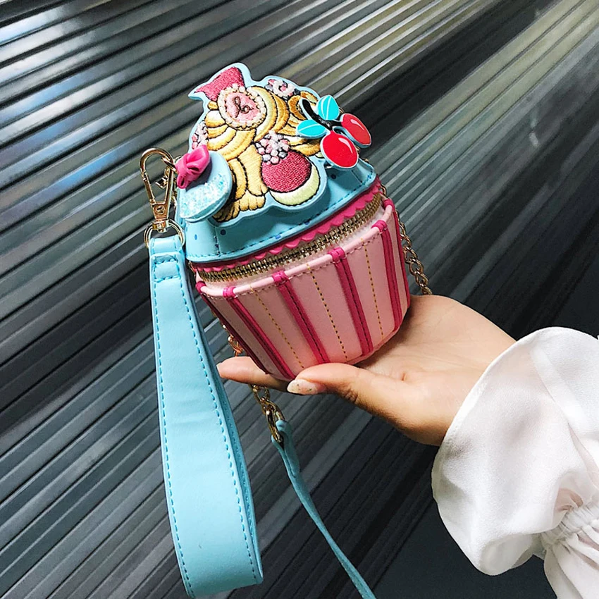TOYOOSKY 2018 новые маленькие женские сумки через плечо в форме кекса Женская