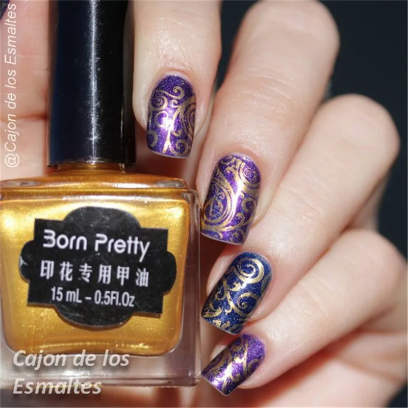 Мэрилин Монро шаблон ногтей штамп плиты изображения BORN PRETTY штамповка BP15