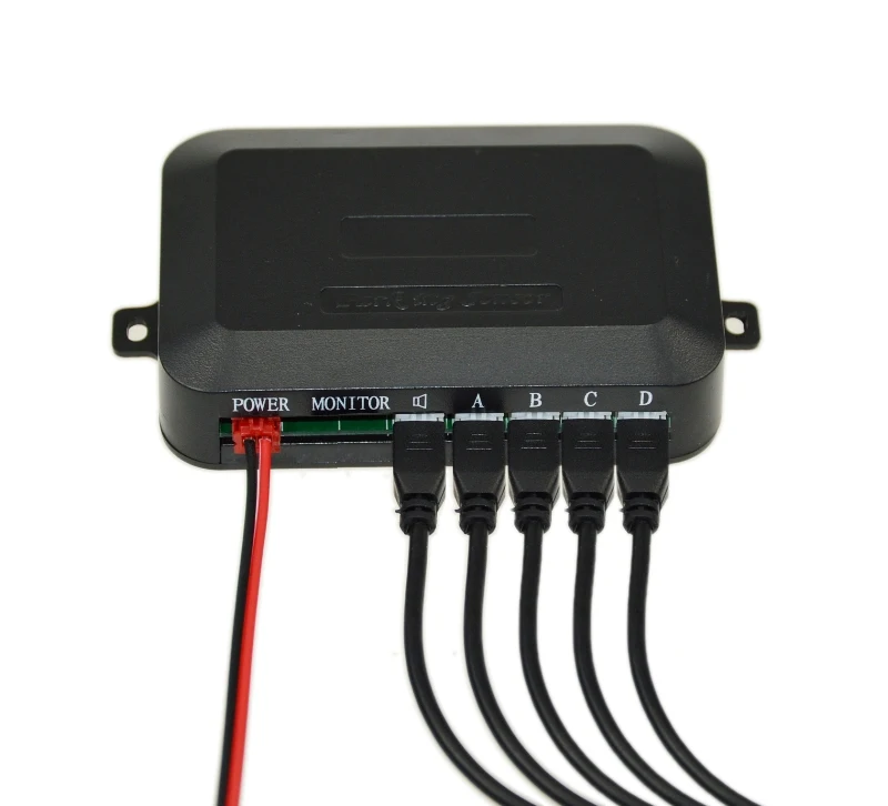 Парктроника 4 черные/Серебристые/белые плоские датчики 13 мм парковочные радар