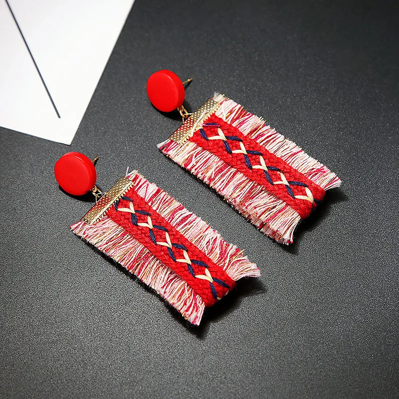Ретро дикие преувеличенные висячие серьги с кисточками женские индивидуальные