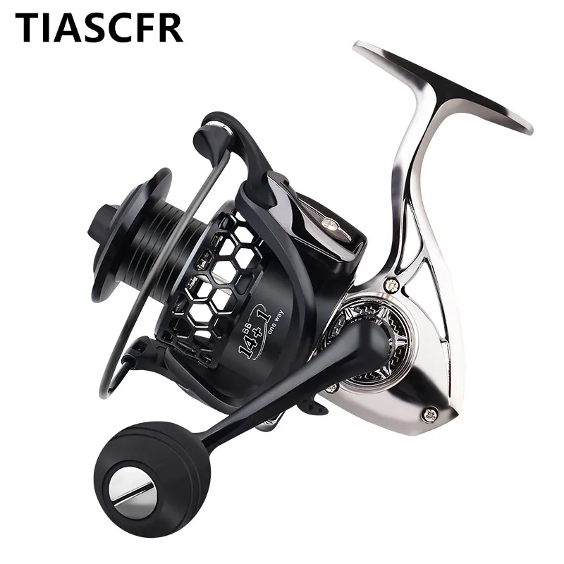 Рыболовная катушка TIASCFR металлическая 14 + 1BB XS1000-7000 серии водонепроницаемая