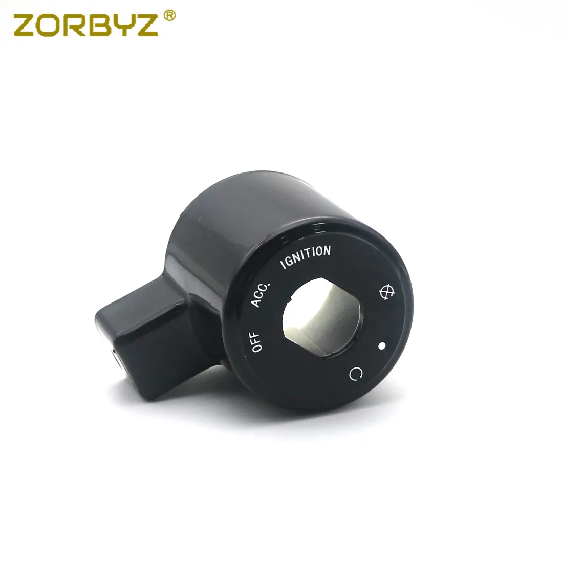 ZORBYZ мотоцикл хром/черный ABS переключатель управления зажиганием декоративная
