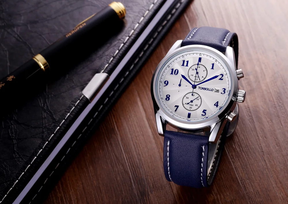 Новые Домашние тапочки из натуральной кожи синий Для мужчин s часы Черный