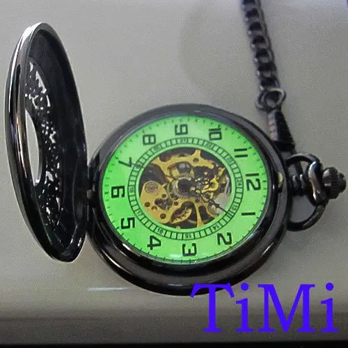 Мужские новые уникальные светящиеся винтажные механические часы с откидной