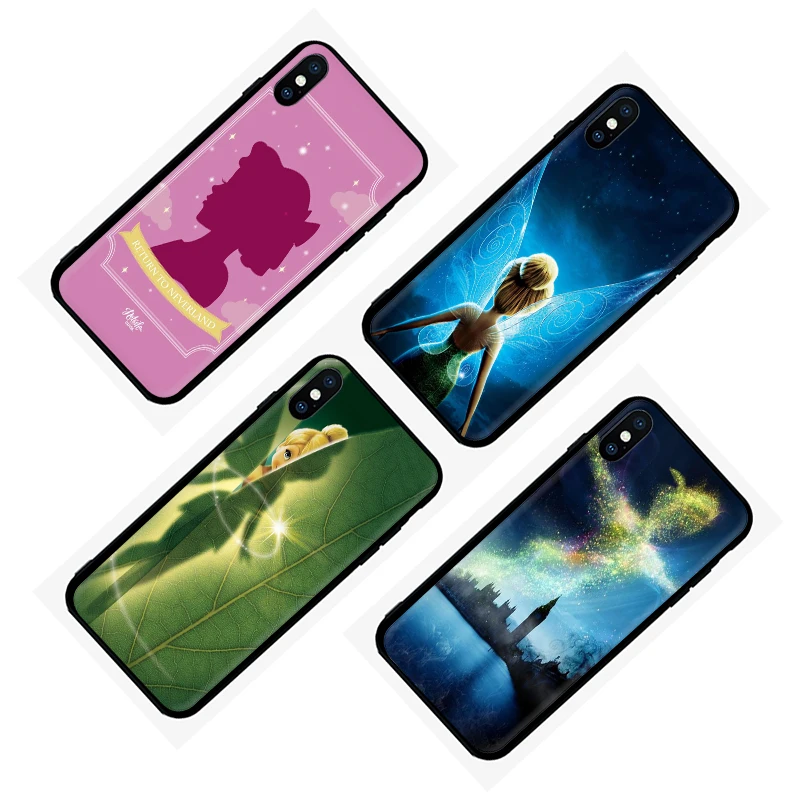Питер Пэн Венди Tinkerbell мягкий чехол для телефона чехол для iPhone 5 5S SE 6 6S Plus 7 8 Plus X XS XR XS 11 Pro Max