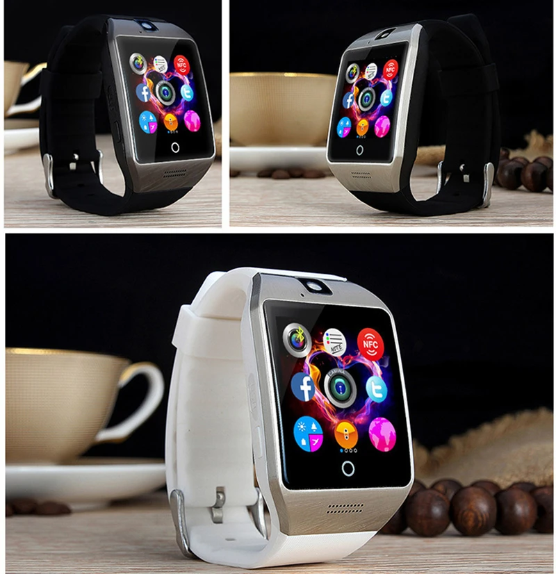 Ollly новые Q18 Смарт часы Bluetooth SmartWatch телефон с Камера TF/Слот sim-карты для Android Samsung Galaxy