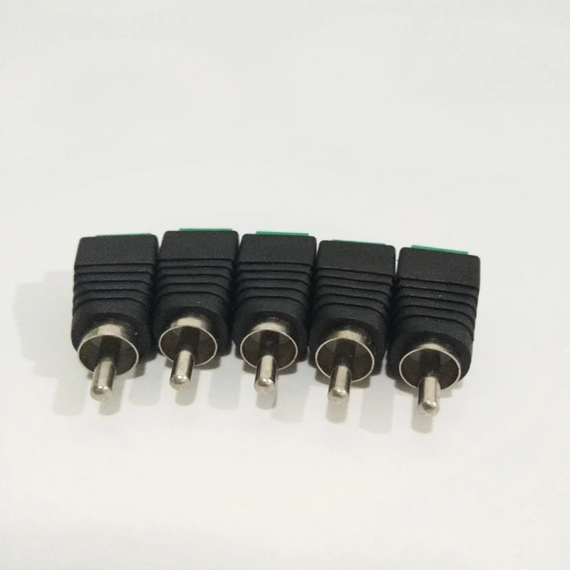 RCA мужской Лотос голова AV видео заголовок Зеленый терминал Мужской Разъем RCA терминал