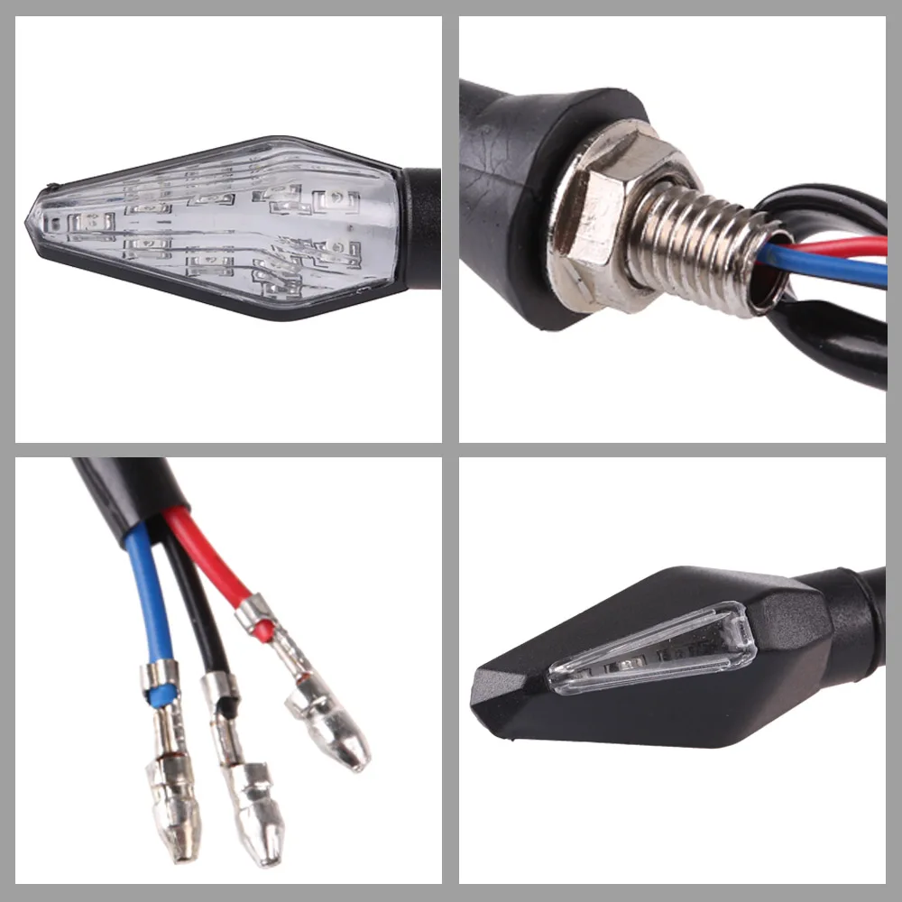 2 шт./партия светодиодный светильник для мотоцикла с поворотным сигналом высокое