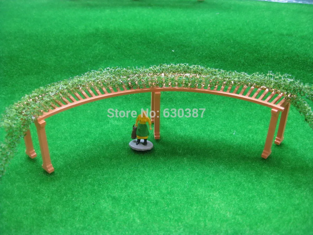 HW004 Модель Железнодорожный поезд комплект 1:87 масштабе садовый виноград из