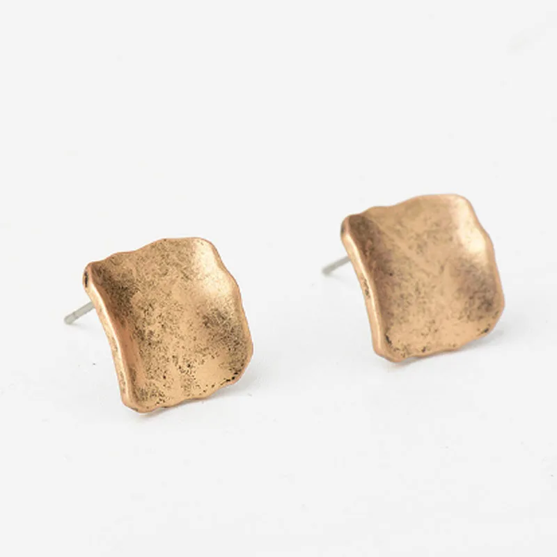 Новинка 2018 женские серьги квадратные Лидер продаж вечерние изящные золотые