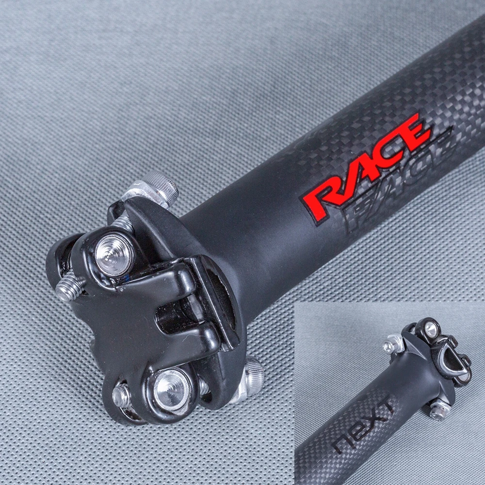 

FCFB Race Face Next Black Red Matte 3K Carbon Fiber Bicycle Mountain Handlebar Sets Cycling Handlebars Seatpost Stem