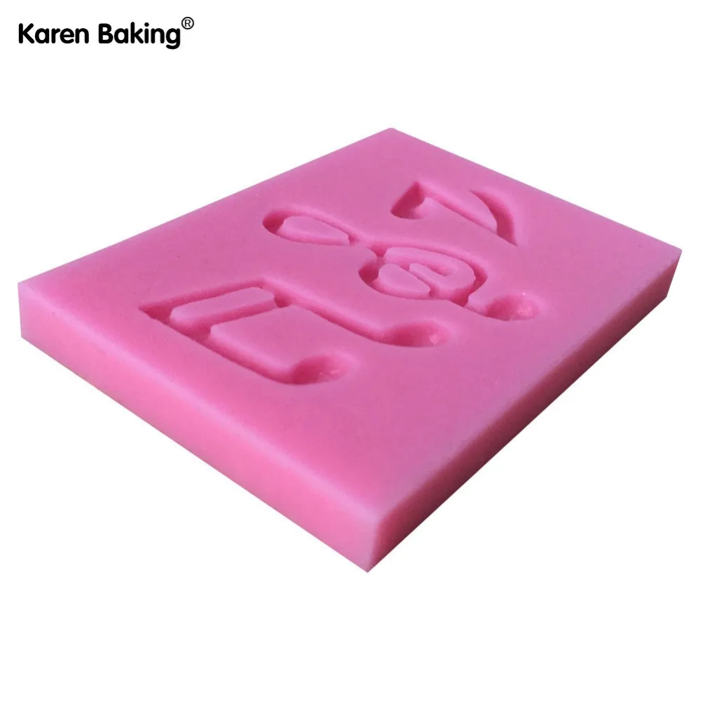 Ноты синкопированные шестнадцатая 3D Силиконовые Помады Торта Инструменты