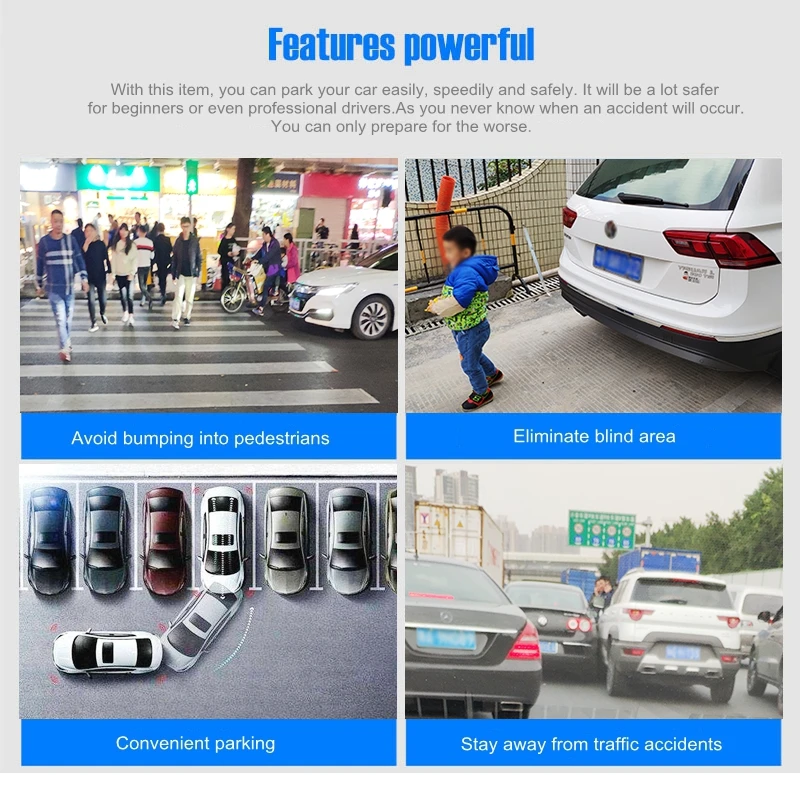 Diykit, беспроводной 5 дюймов TFT ЖК-дисплей автомобильный монитор с присоской и кронштейн+ IR Ночное видение зеркало заднего вида автомобиля парковочная камера