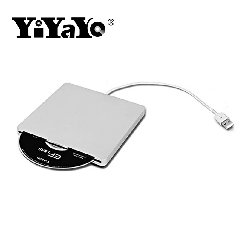 Внешний USB 2 0 CD/DVD рекордер YiYaYo|optical drive|dvd driveslot loading |