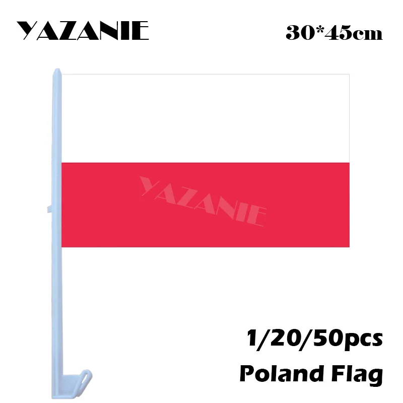 YAZANIE 30*45 см 1/20/50 шт Польша окна автомобиля флаги и баннеры небольшой печати