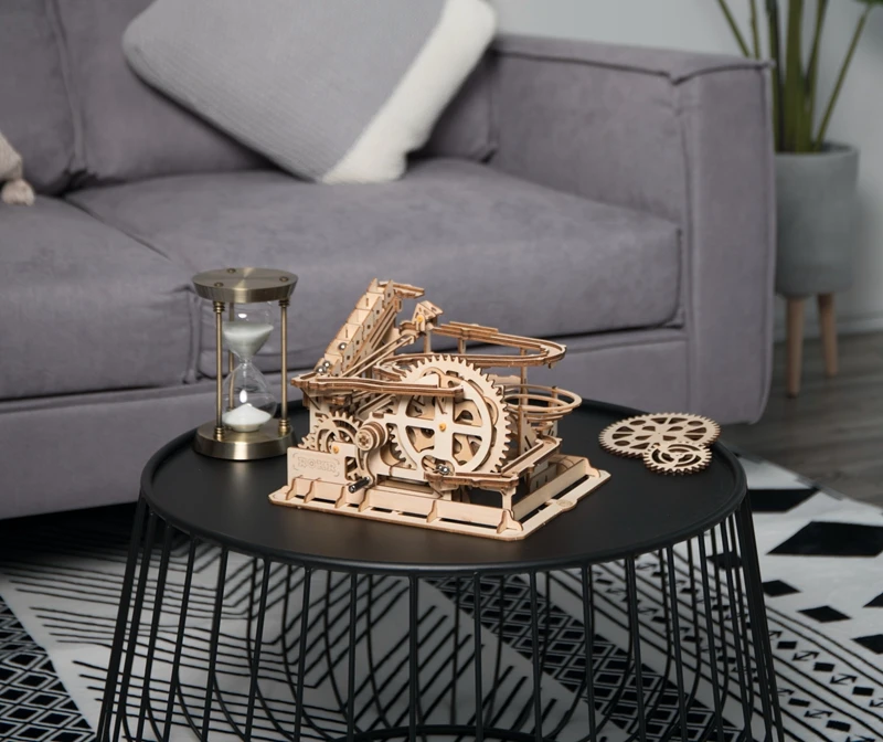Креативная Фигурка DIY водное колесо Coaster деревянные миниатюрные ремесла