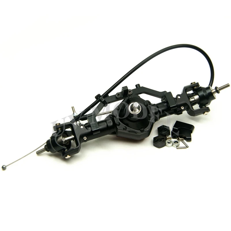 1:10 RC Car Parts Front Axle With Lock High Quality Alloy Red For Crawler AXIAL SCX10 CC01 F350 | Игрушки и хобби