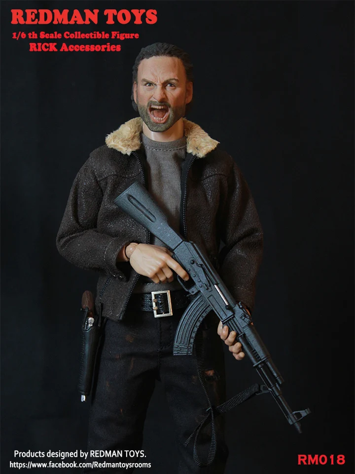Redman/игрушки Rm018 1/6 Ходячие мертвецы, набор Sheriff Rick для 12 дюймов, фигурка "сделай сам"