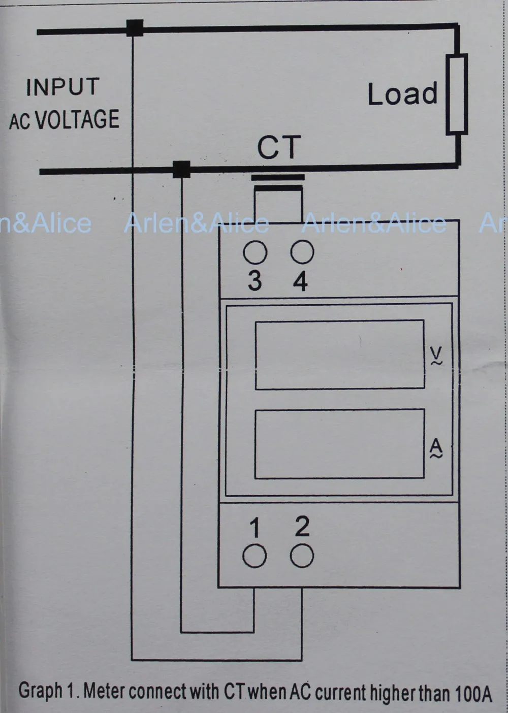 Din-рейка светодиодный AC 80-300V 200-450V 0-200A дисплей напряжения и тока метр с дополнительной CT трансформаторы тока Вольтметр Амперметр